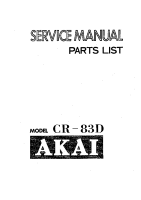 Akai CR-83-D-Service-Manual 